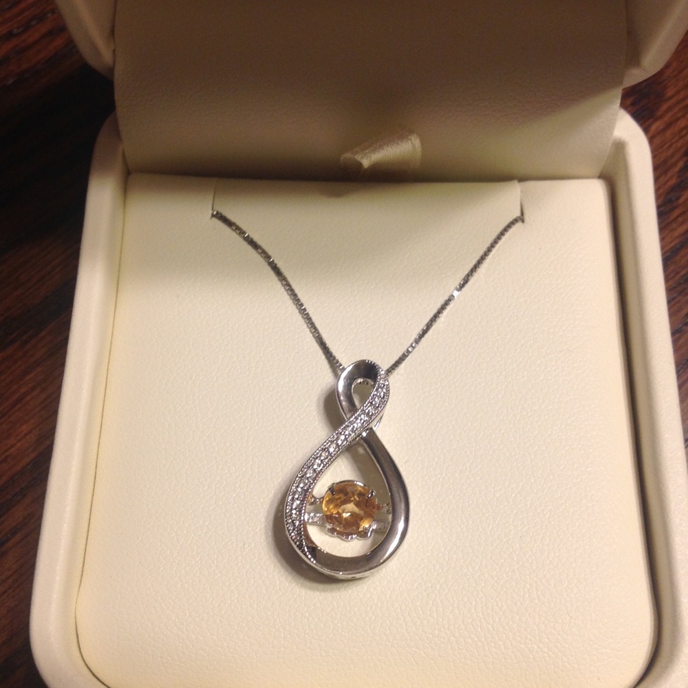 BNIB "Colors in Rhythm" infinity necklace!